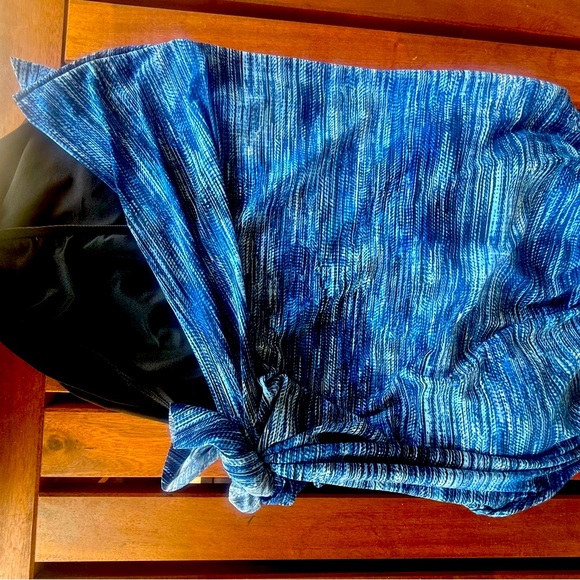 Magicsuit Parker, One Piece Swimsuit with Side Tie, Denim Size 12 - Picture 5 of 6